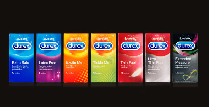 七夕,杜蕾斯 durex 全新品牌标识,品牌口号及新包装