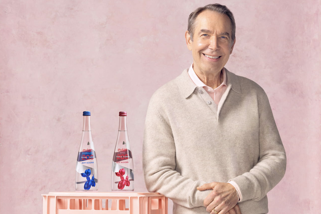依云（evian）联手艺术大师 Jeff Koons 推出 200 周年限量纪念包装